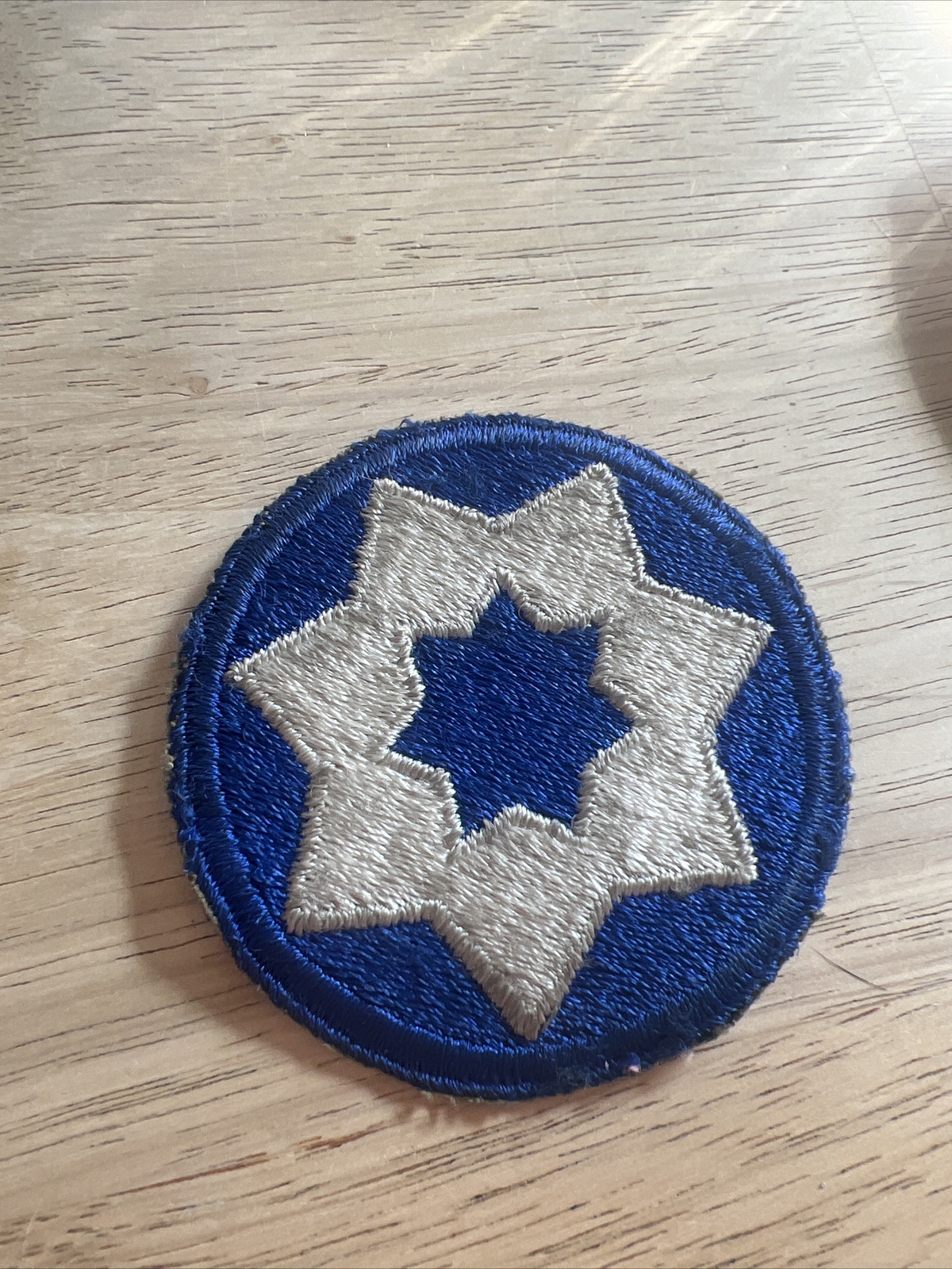 Vintage WWII US Military 7th Service Command Patch
