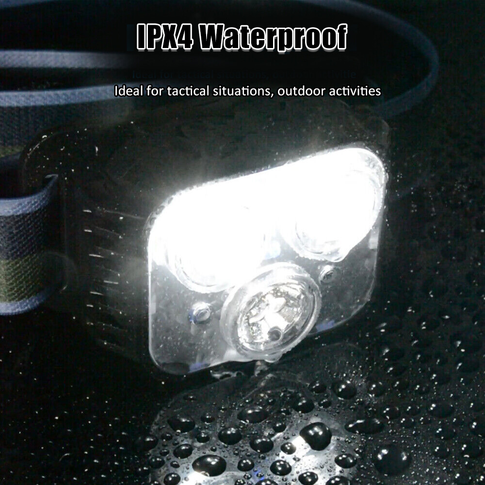 LED Headlamp USB Rechargeable Headlight Flashlight Super Bright Torch Work Lamp