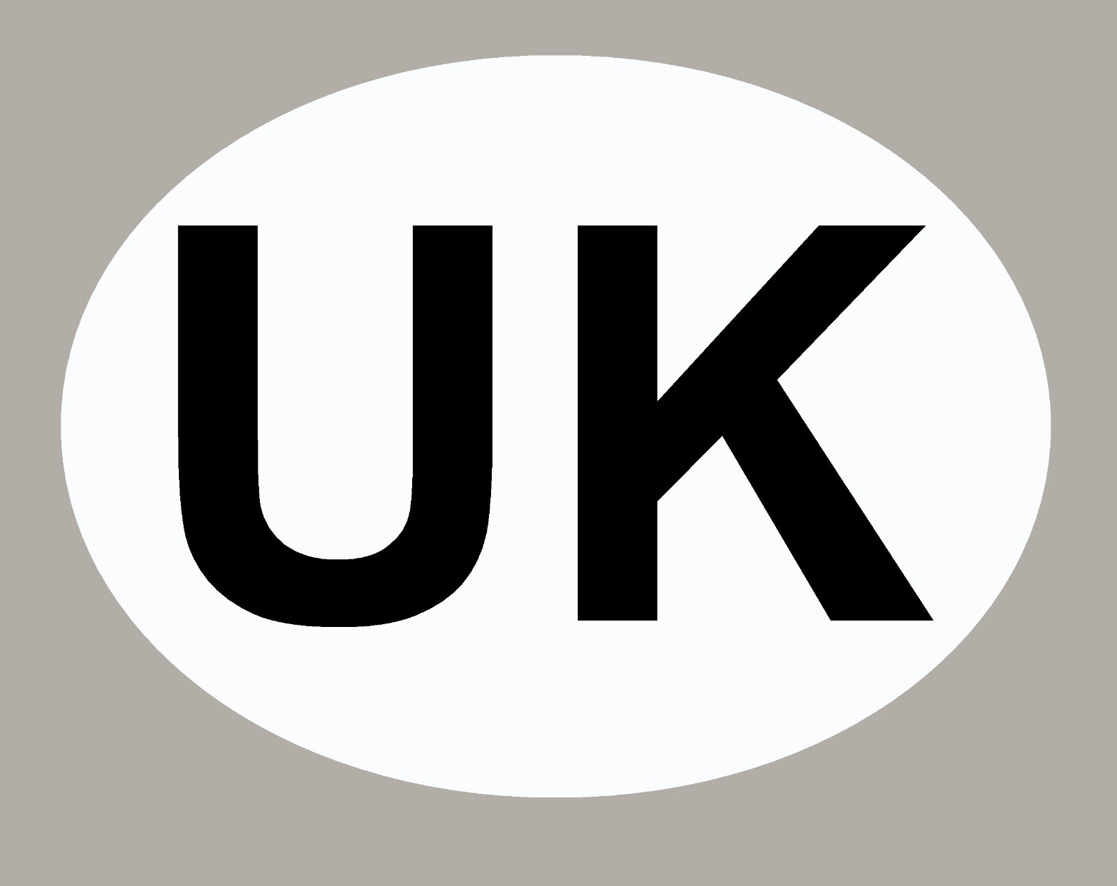 2 X UK STICKERS FOR CARS TRAVEL EUROPE EU LORRYS VANS CARAVANS