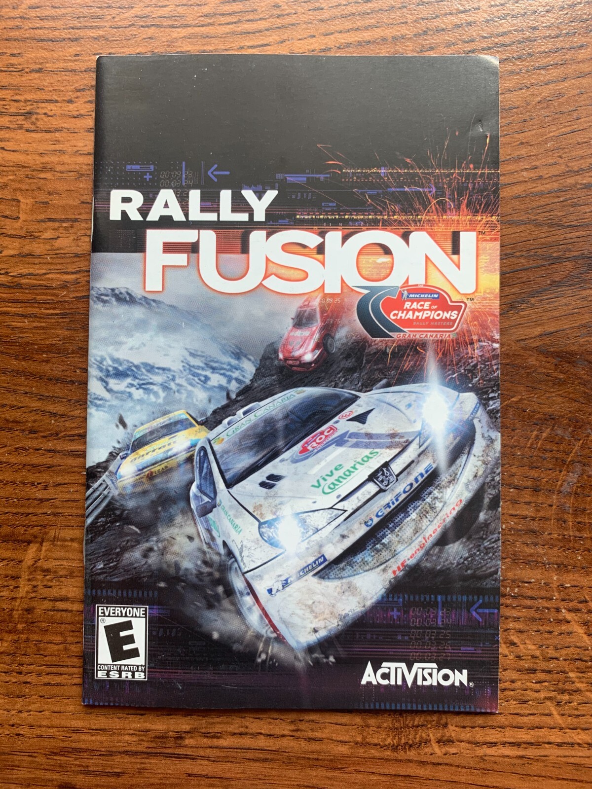 Rally Fusion PS2 Playstation 2 Instruction Manual Only