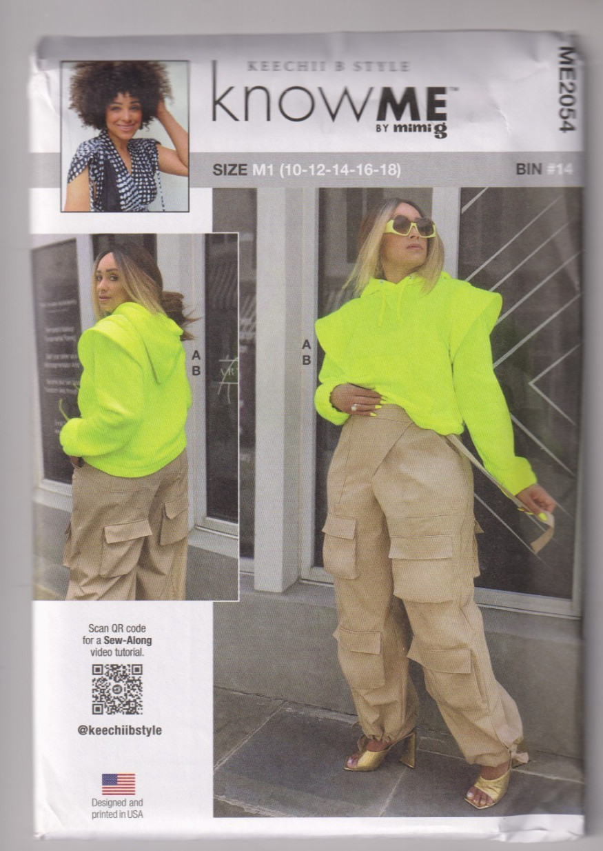 2054 KNOW ME mimi g - SWEATSHIRT & Cargo PANTS - Sz 10/12/14/16/18
