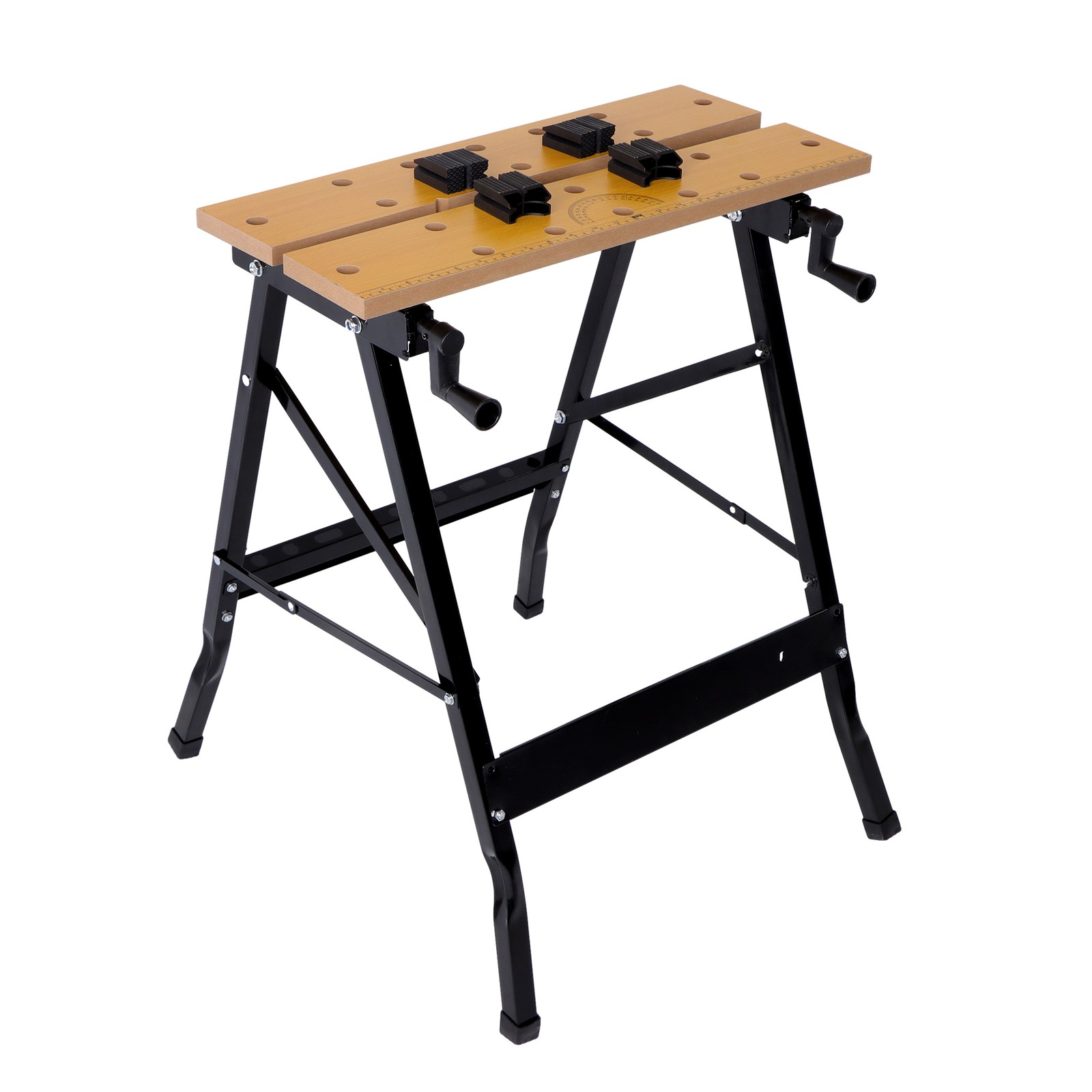 220lbs Portable Foldable Multi-Purpose Workbench w/ Measuring Ruler & Protractor