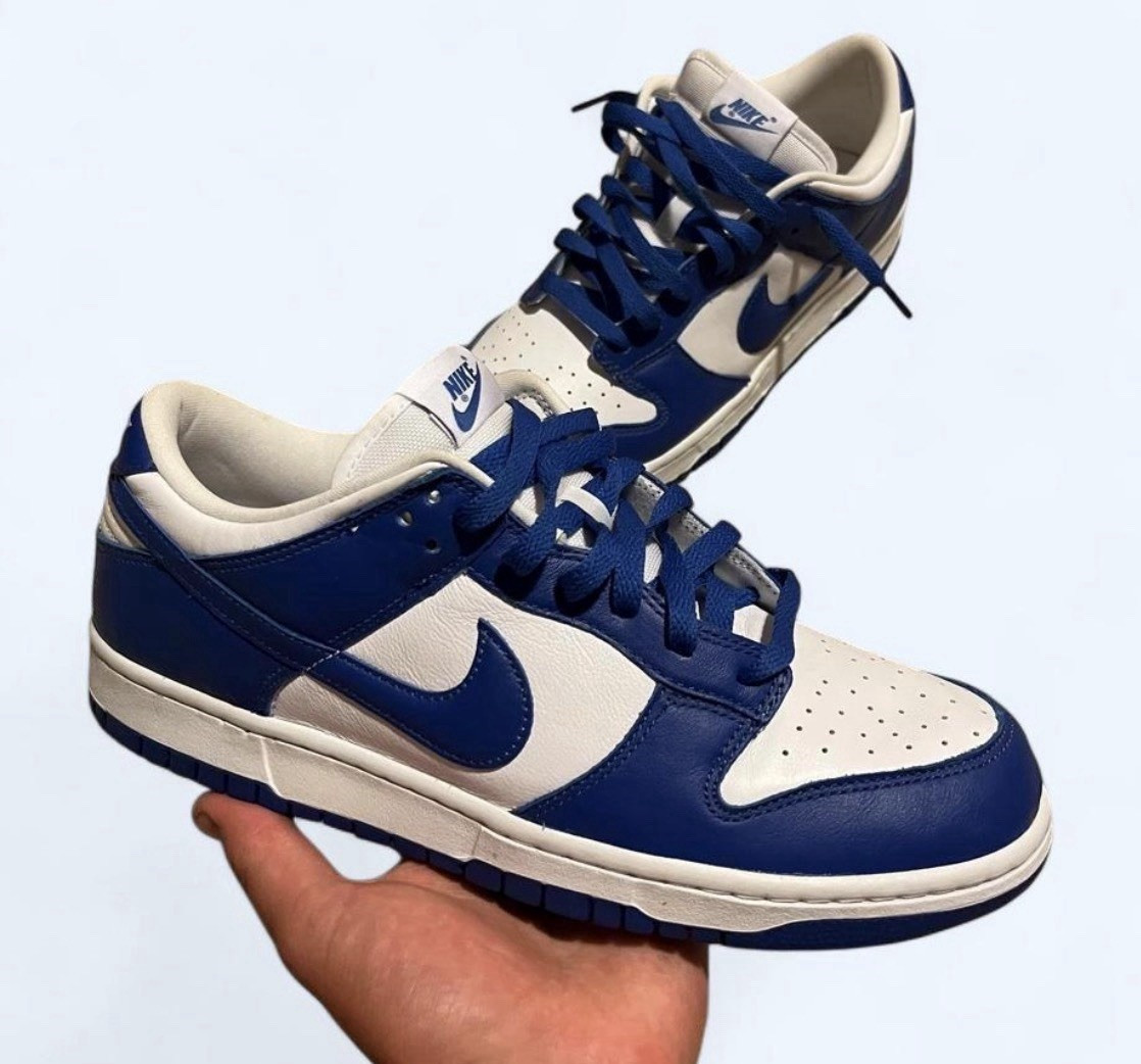 Nike Dunk Low Retro SP Kentucky 2020 White/Varsity Royal Low Top CU1726-100