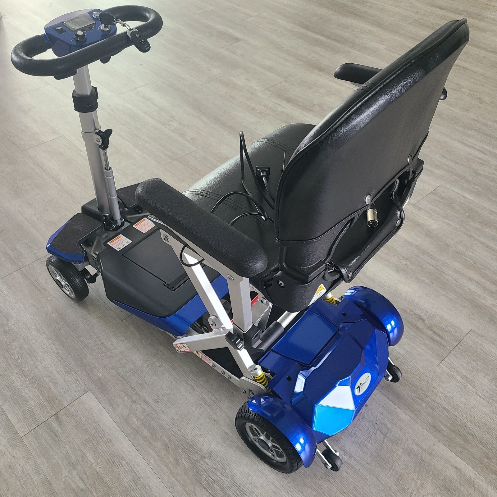 Solax Transformer 2 Electric Folding Mobility Scooter - Blue