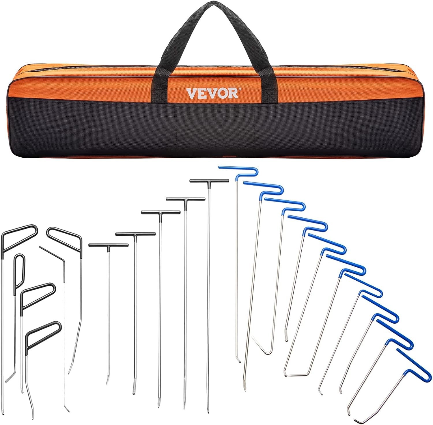 Rods Dent Removal Kit, 21 Pcs Paintless Dent Repair Rods, Stainless Steel Den...