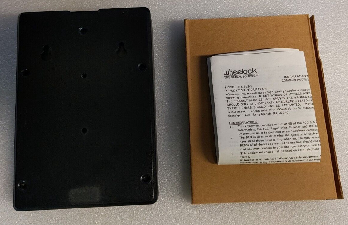 Cooper Wheelock CA-312-1 Telco Common Audible Control Module