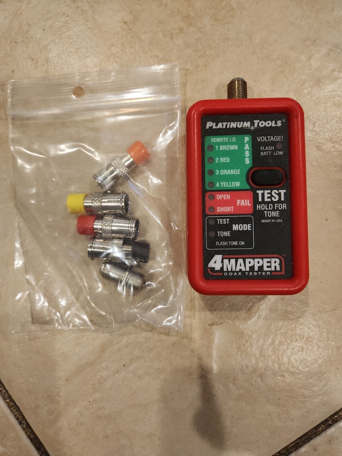 Platinum Tools T104C 4Mapper Coax Tester, FREE SHIP