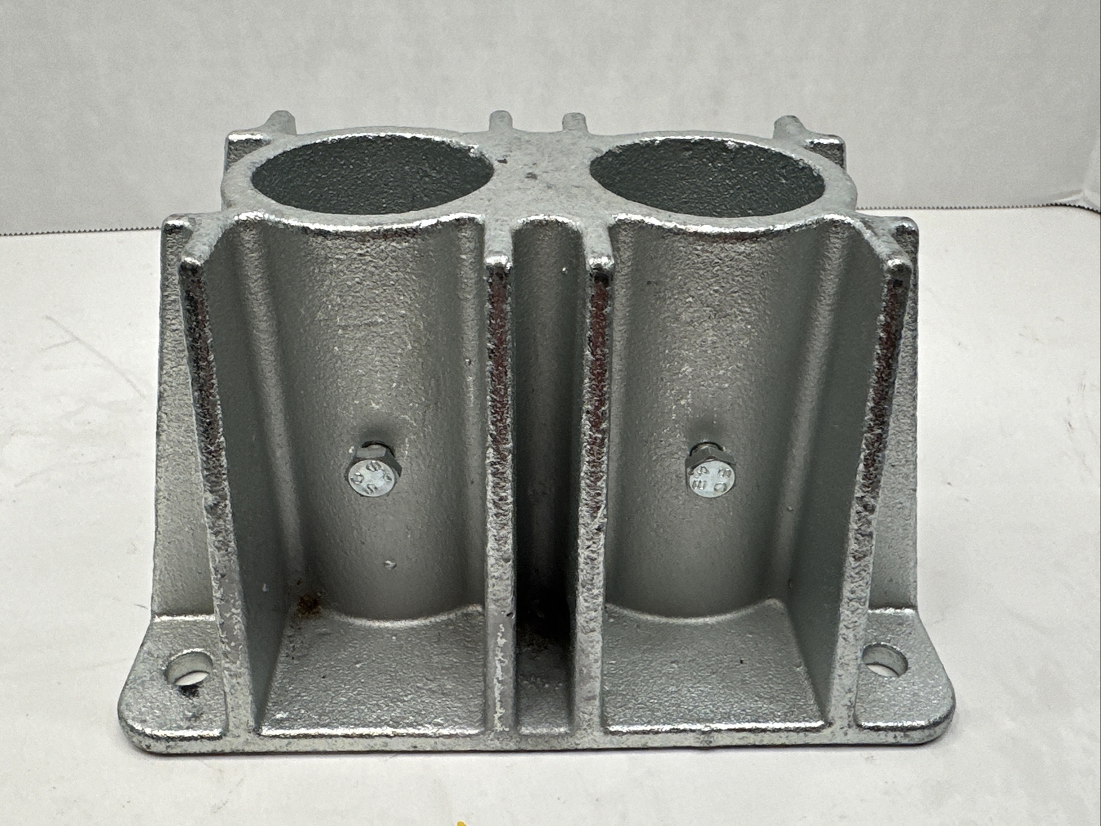 Pedestrian Barrier Double Socket Floor Base Mount Mounting Bracket