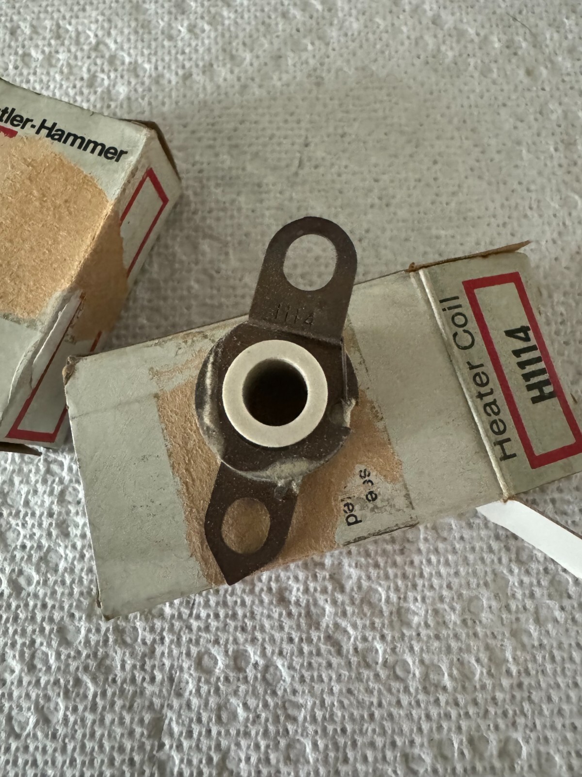 Eaton Cutler Hammer Series Heater Coil Thermal Overload Unit H1114 LOT OF 2