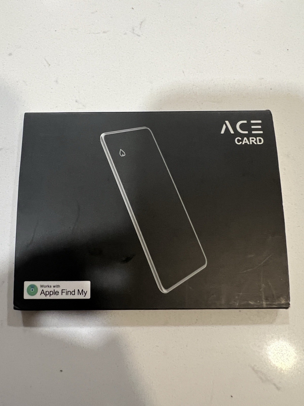 ACE Card Wallet Tracker Works w/ Apple Find My Rechargeable Bluetooth 5.1