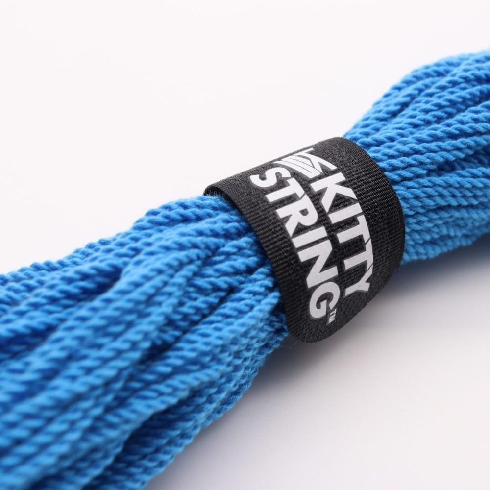 100 Pack Yo-Yo Strings - Normal Turquoise Blue Replacement String for Tricks