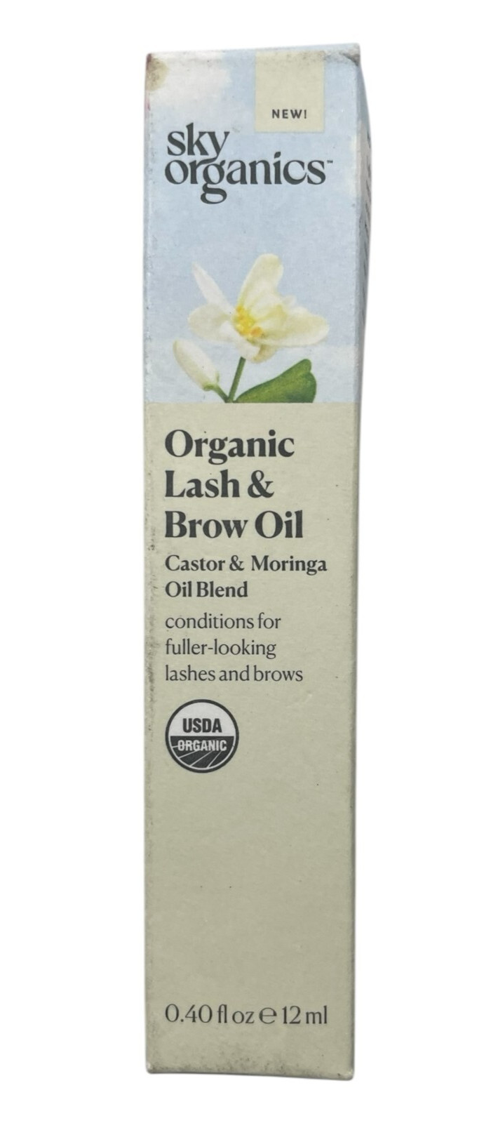 Sky Organics - Organic Lash & Brow Oil - Supports Lush Lashes - 0.40 fl oz
