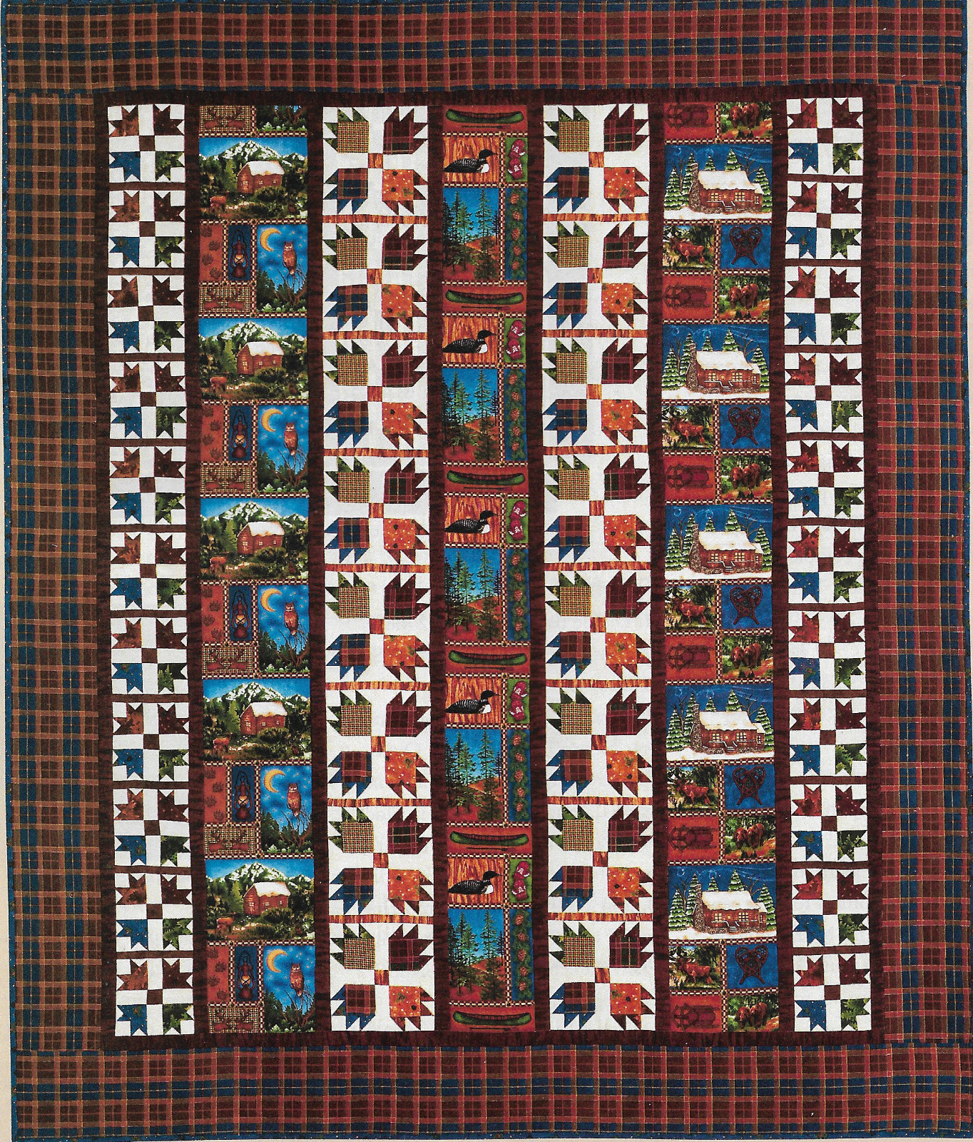 Northern Reflections Quilt quilting pattern instructions