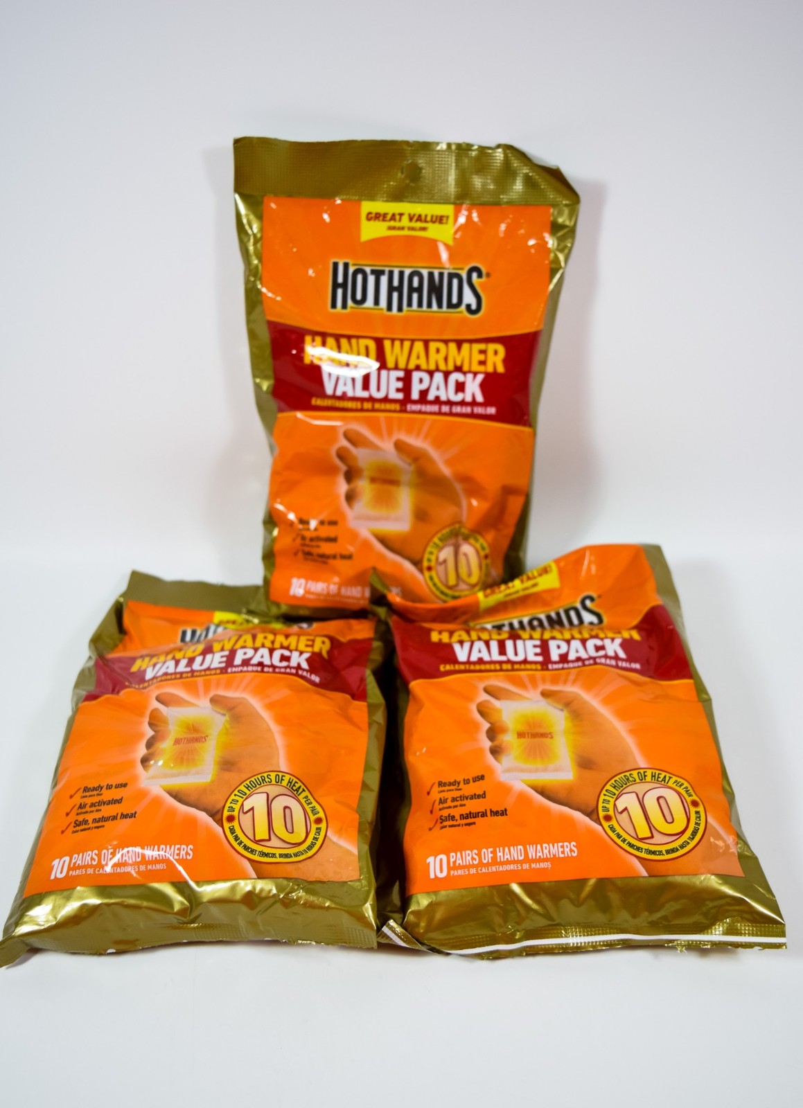 30 pairs Hot Hands HAND WARMERS 60 Count Hunting Winter 10 Hours of Heat 10/2026