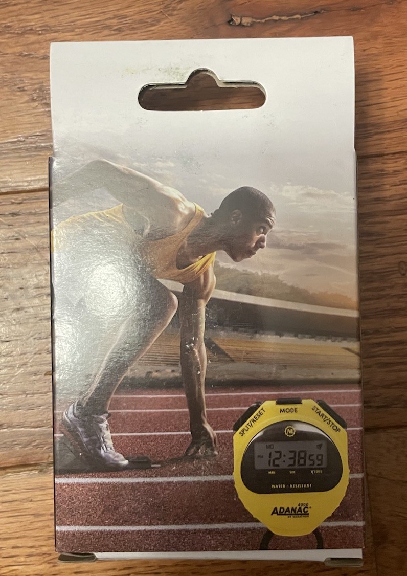 2 Pack - Marathon Adanac 4000 Digital Yellow Stopwatch Timer