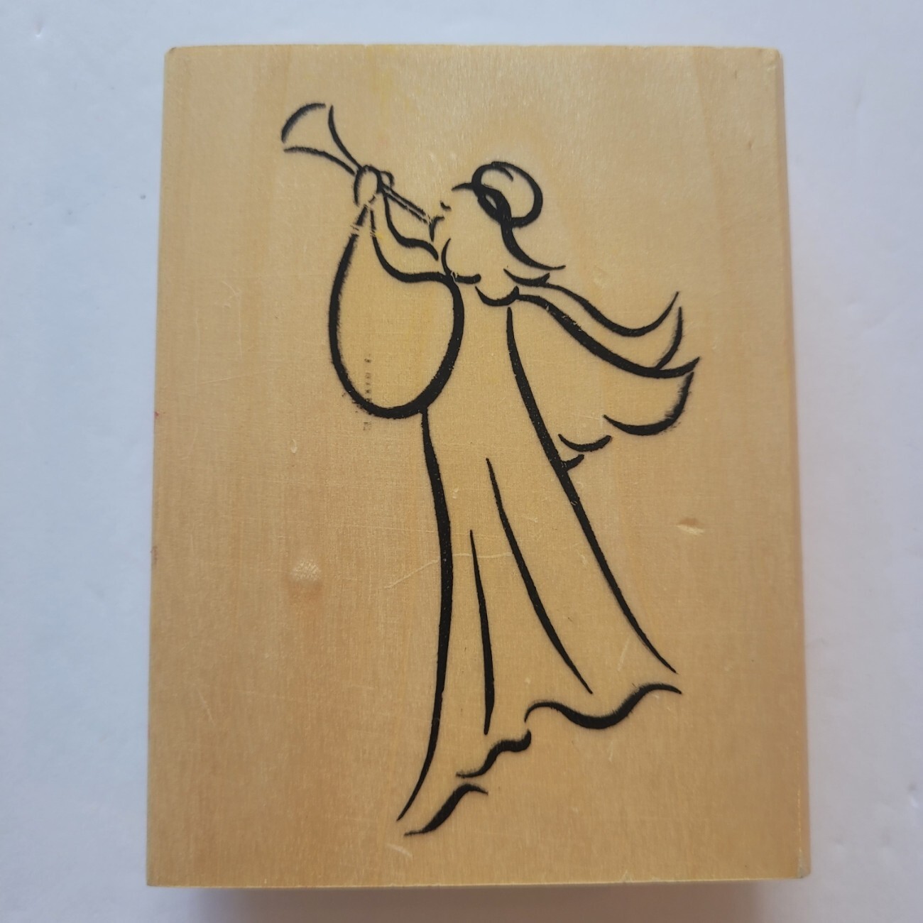 Angel Mounted Rubber Stamp Anita's 2002 Sugarloaf Inc Size J
