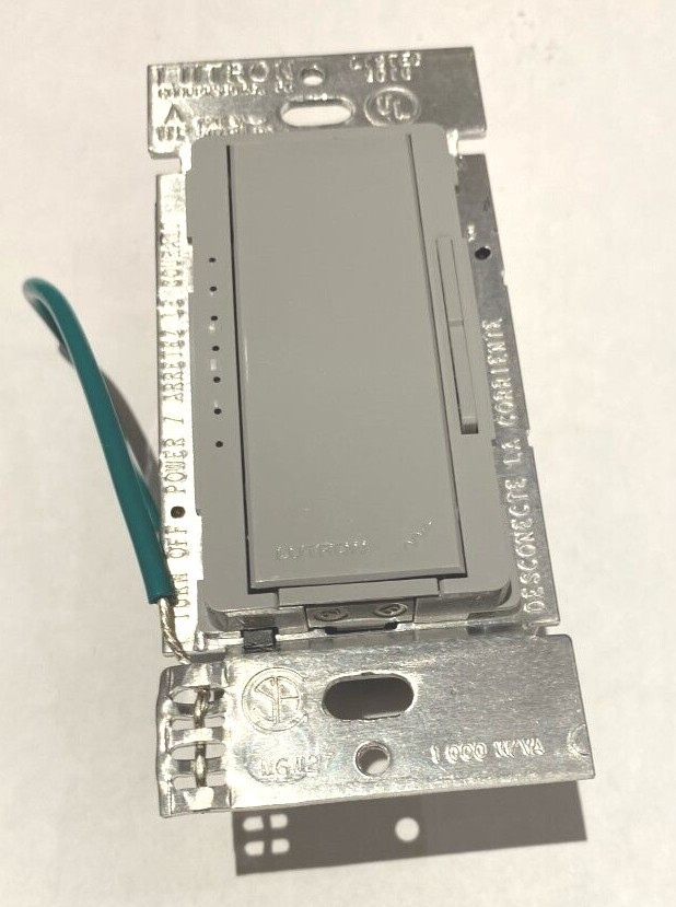Lutron MRF2-10D-120-GR Maestro RF Wireless Magnetic Low Voltage Dimmer MLV Grey