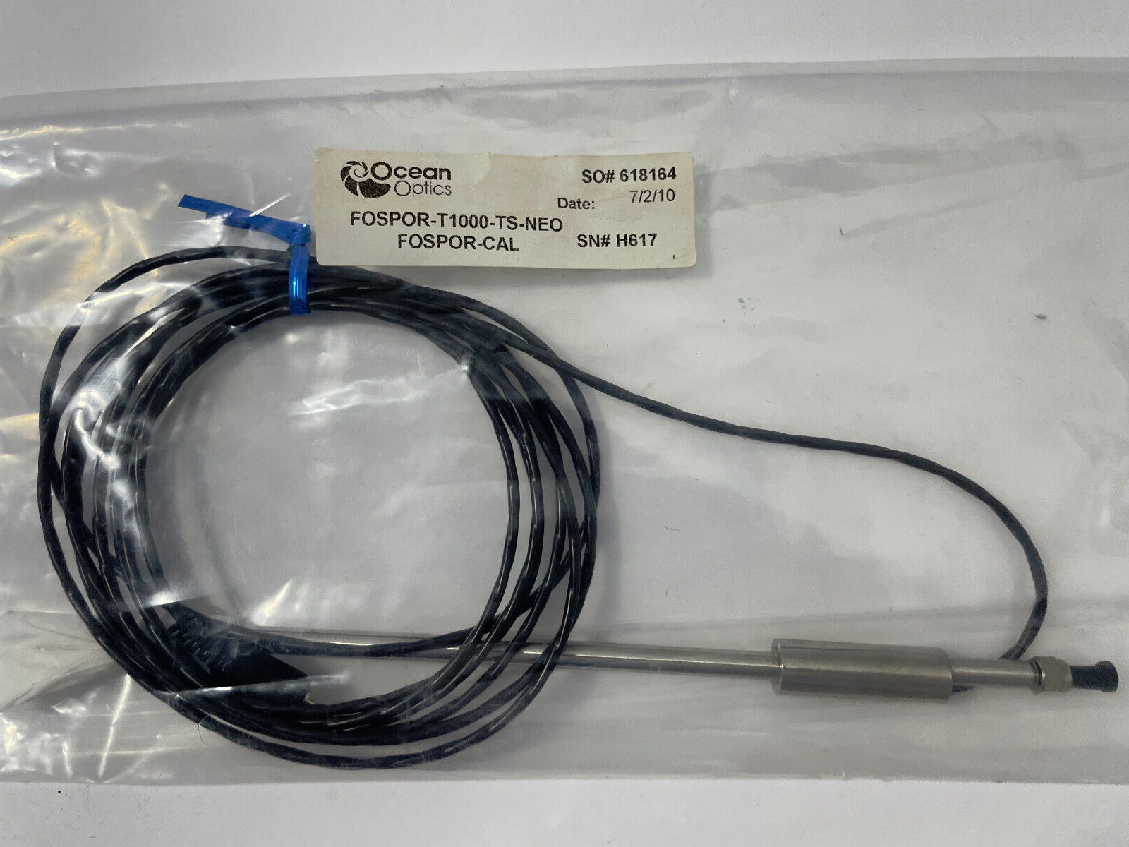 Ocean Optics FOSPOR-T1000-TS-NEO w/ SMA-905 - Oxygen Sensor Temperature Probe