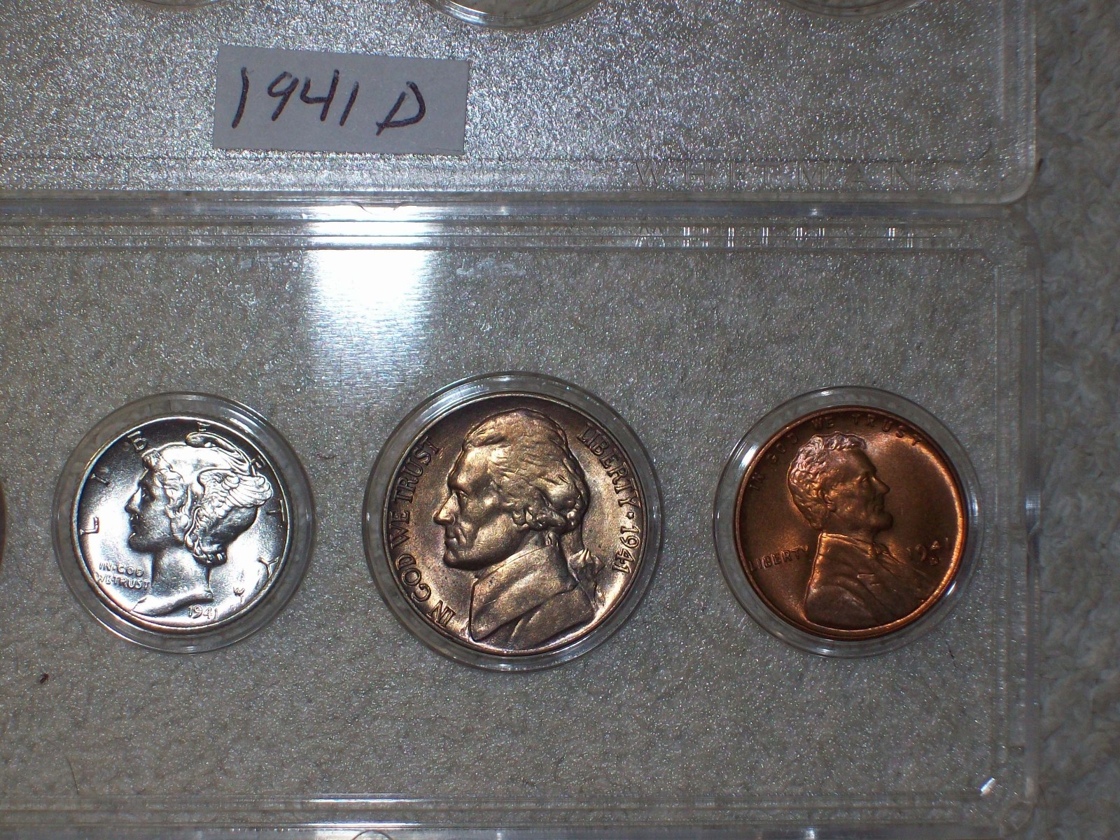 1941 D MINT SET UNCIRCULATED DENVER MINT
