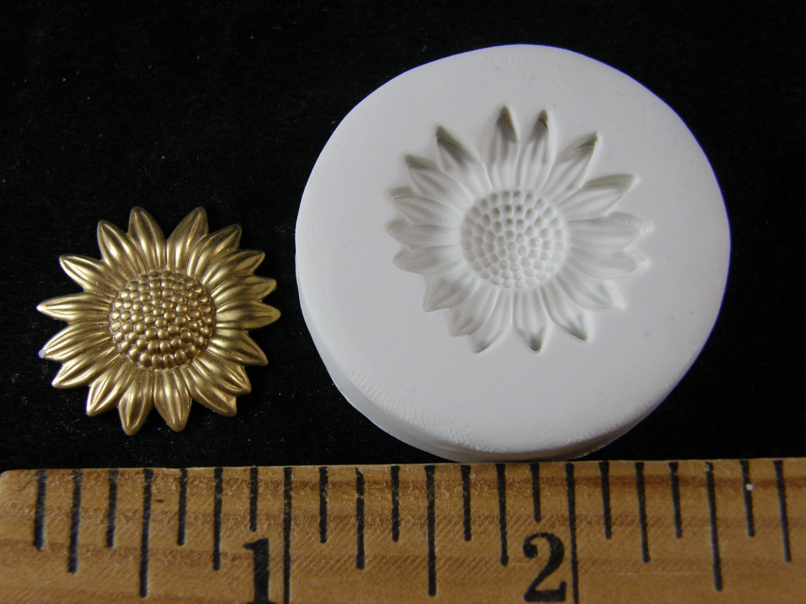 Sunflower Polymer Clay Mold (MD1441)