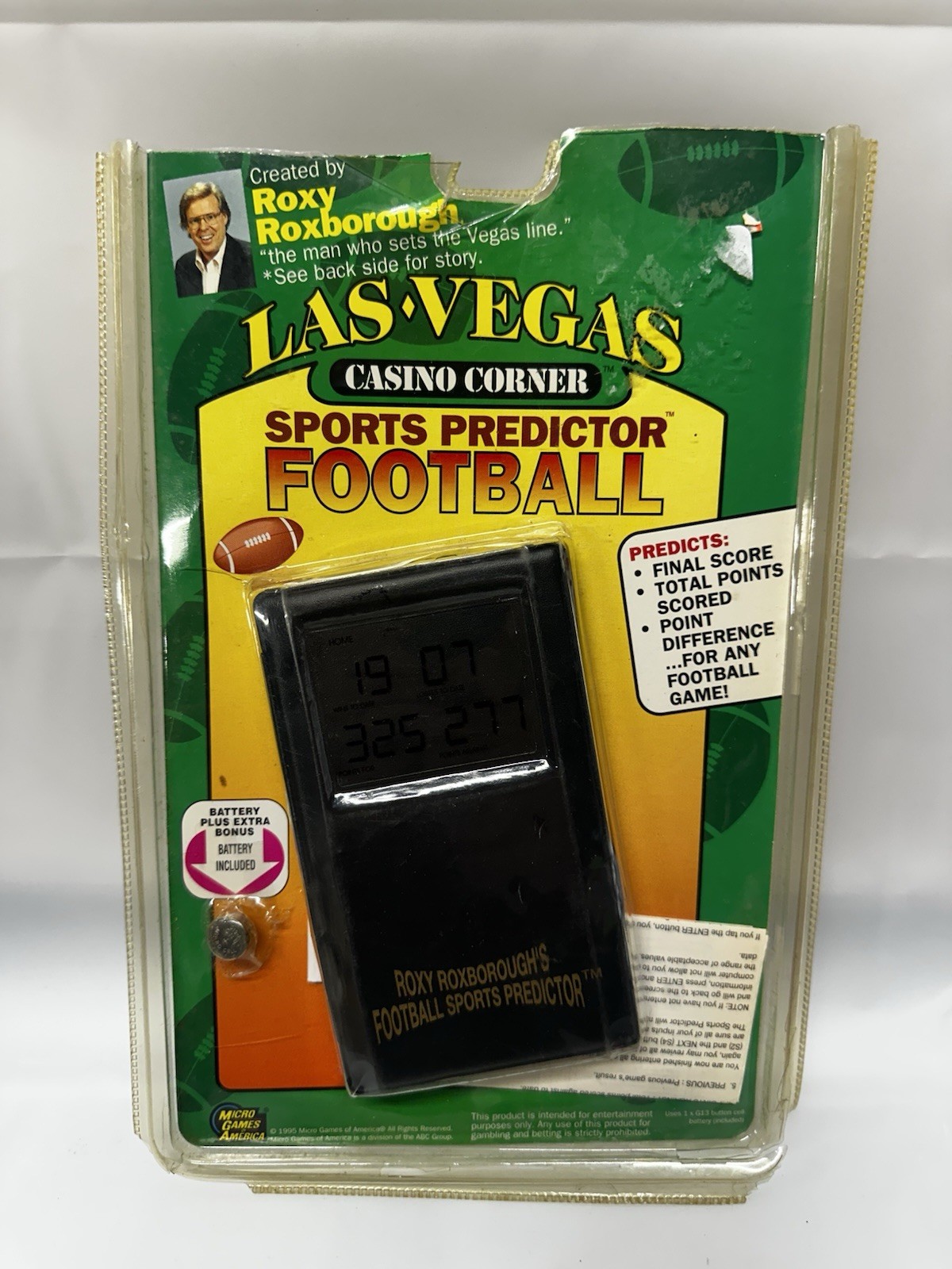 Las Vegas Casino Corner Sports Predictor Football By Roxy Roxborough (Top Cut)