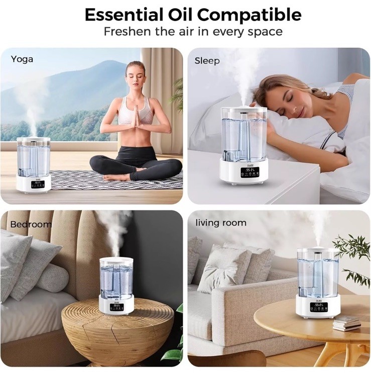 DIJEE Ultrasonic Smart Air Humidifier, 5L Capacity