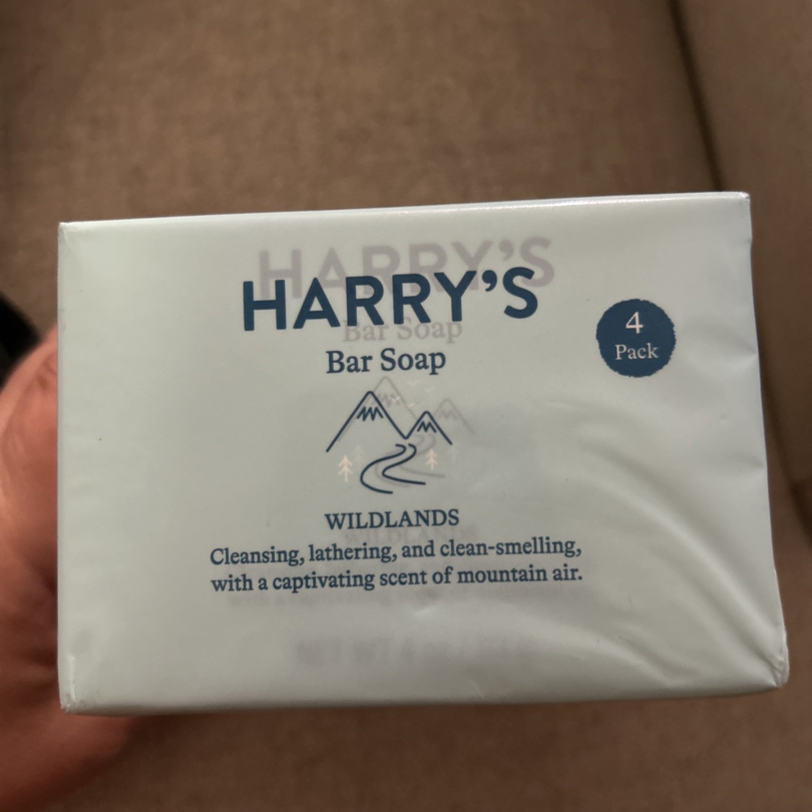 Harry's Wildlands Bar Soap 4-Pack Mens Cleansing Moisturizing Sulfate Free