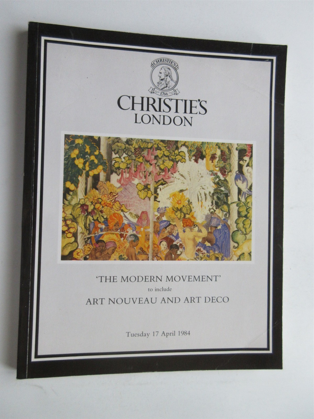 Christie's Auction Catalog Modern Movement Art Nouveau Deco April 1984 London