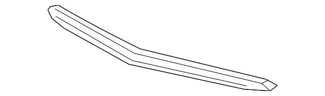 Genuine GM Silver Front Grille Filler 84383320