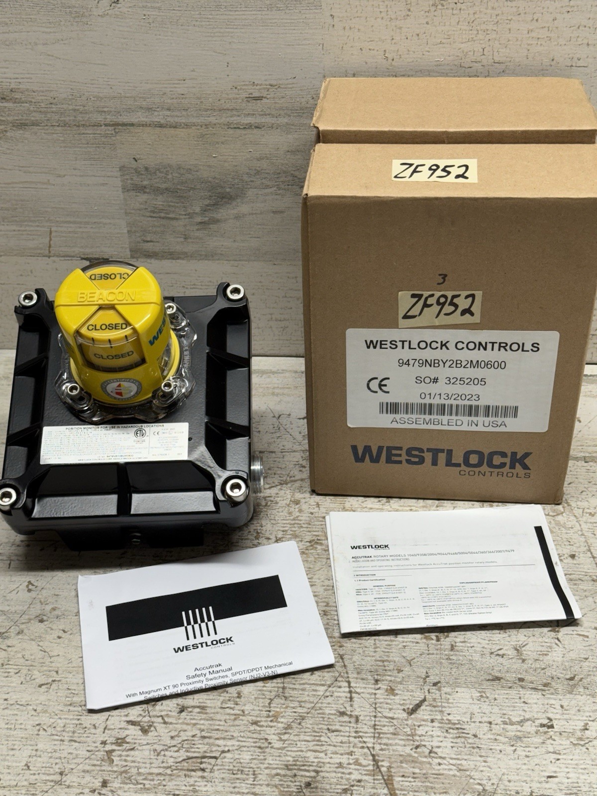 Westlock Controls 9479NBY2B2M0600 Prox Switch Position Monitor 3/4" NPT New