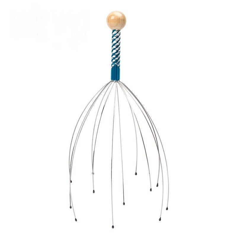 Octopus Head Massager Scalp Stress Relief Manual Head Scratch Massage Tool