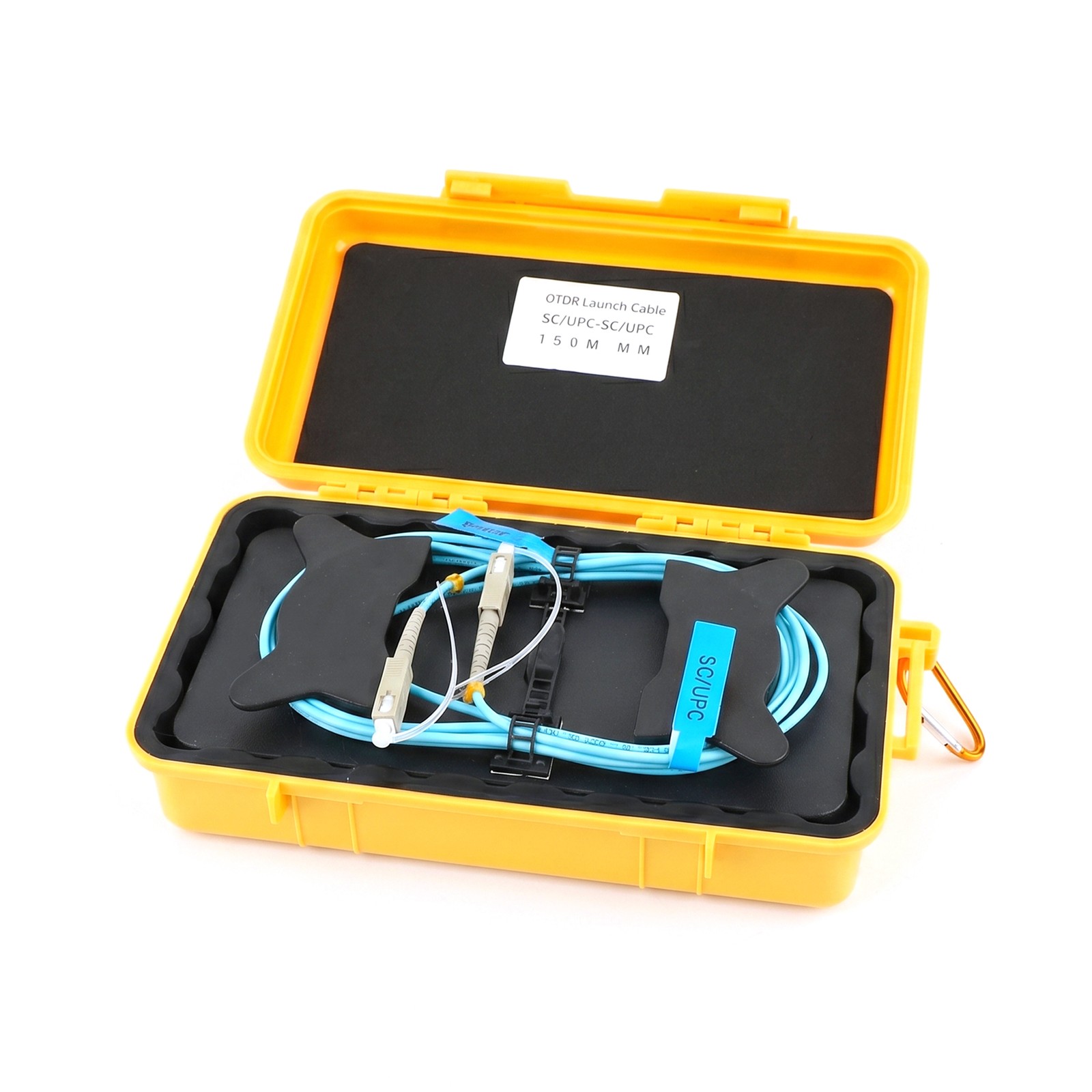 Fiber Optic Test Tool OTDR Launch Cable Boxs Multimode (OM2) LC/UPC-LC/UPC