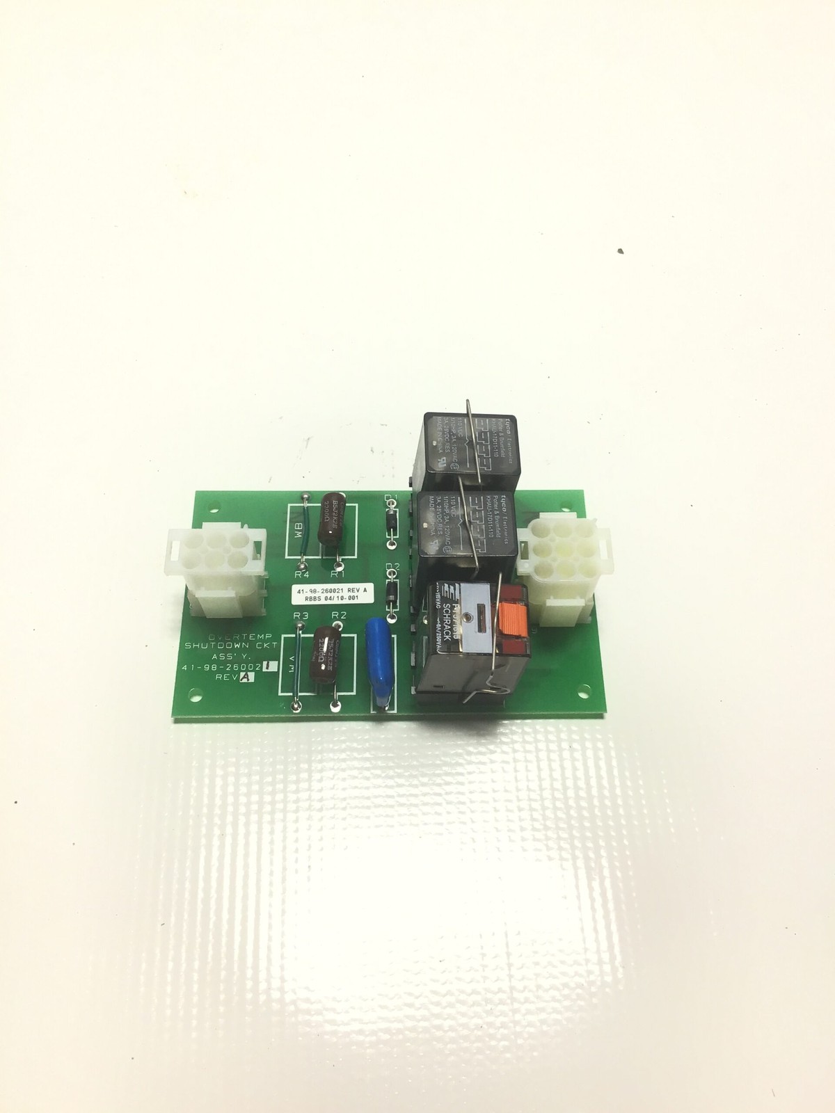 Cyberex 41-98-260021 REV A Overtemp Shutdown Circuit Card Assembly