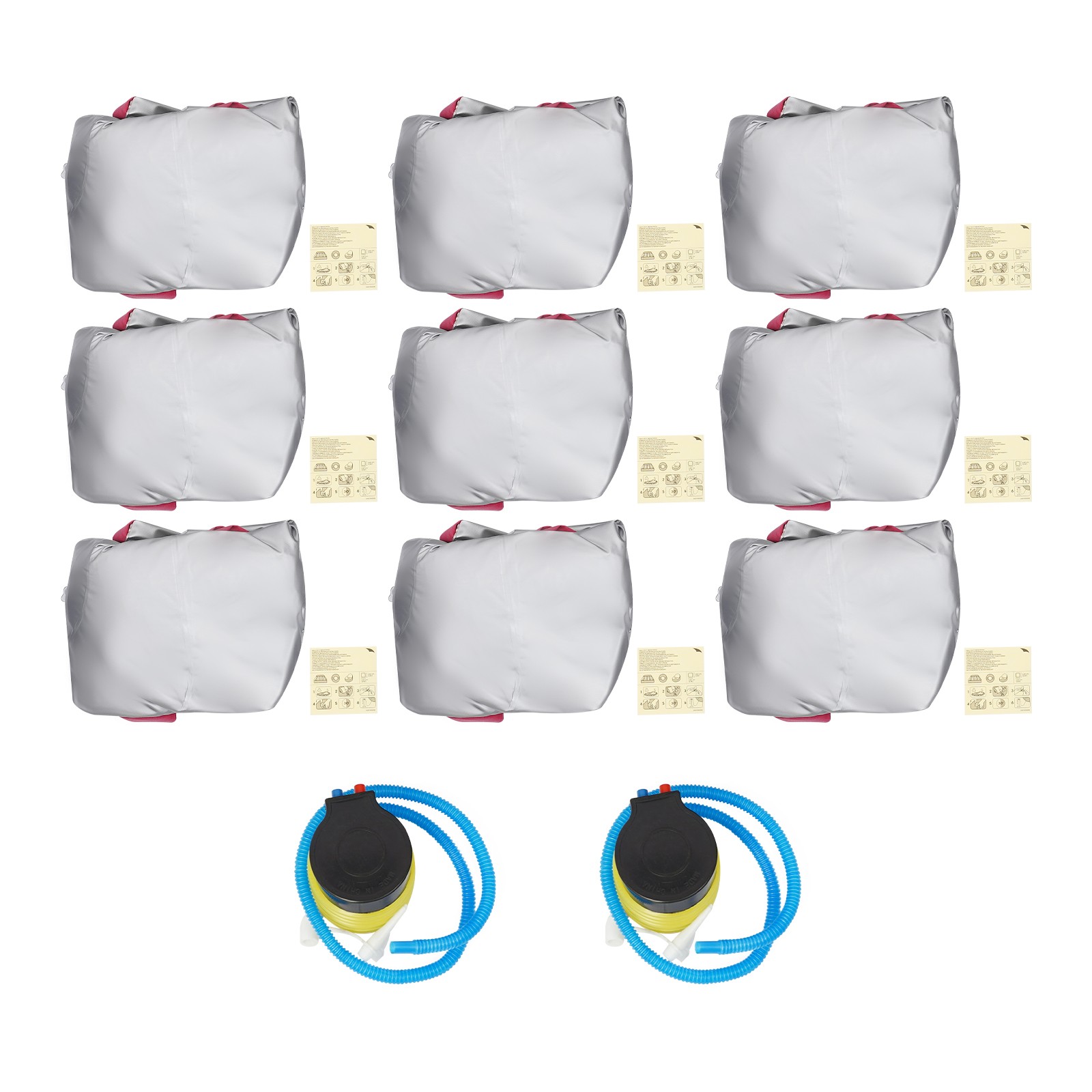 Modern Inflatable Chairs 9 Pcs Inflatable Sofa Inflatable Sofa for Homes Yards