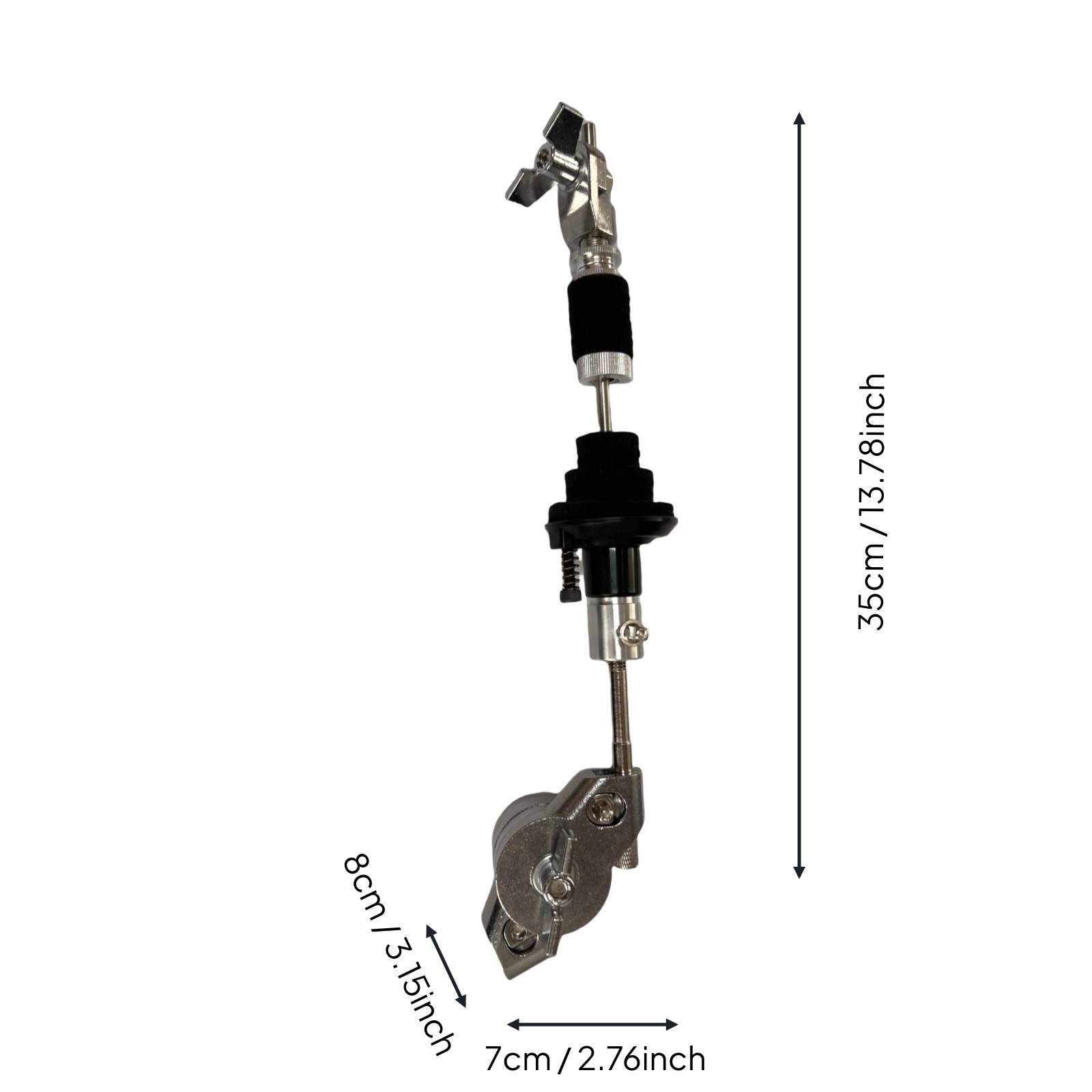 Distant Hi-Hat Holder Adjustable Music Hardware Metal