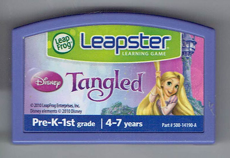 leapFrog Leapster Game Cart Disney Tangled Educational