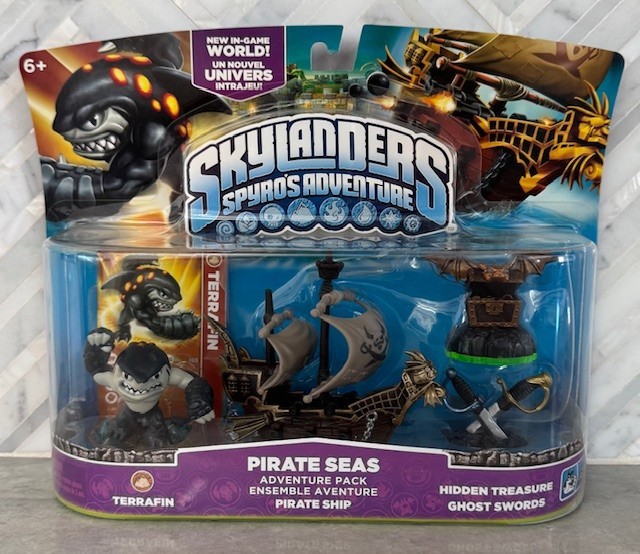 Skylanders Spyro's Adventure PIRATE SEAS Adventure Pack w/ TERRAFIN + NISB rare!