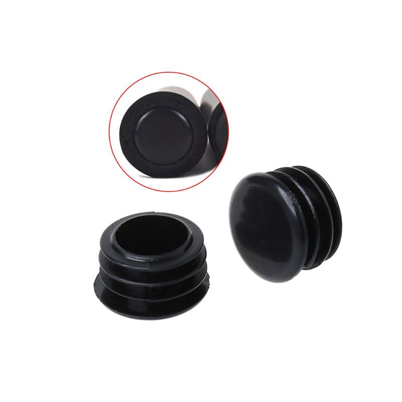 2 Pcs/Set Handlebar Cap Plug Dustproof Grips End Bar Plugs Plastic Stopp