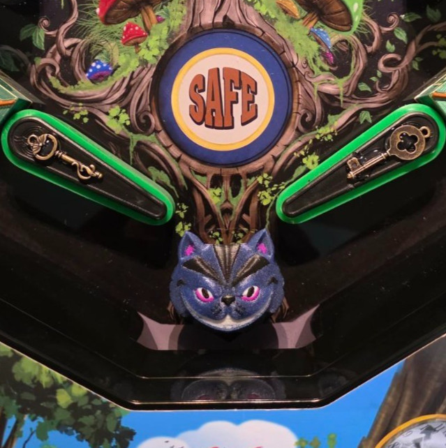 Chesire Cat Drain Figure - Alice Goes to Wonderland Pinball