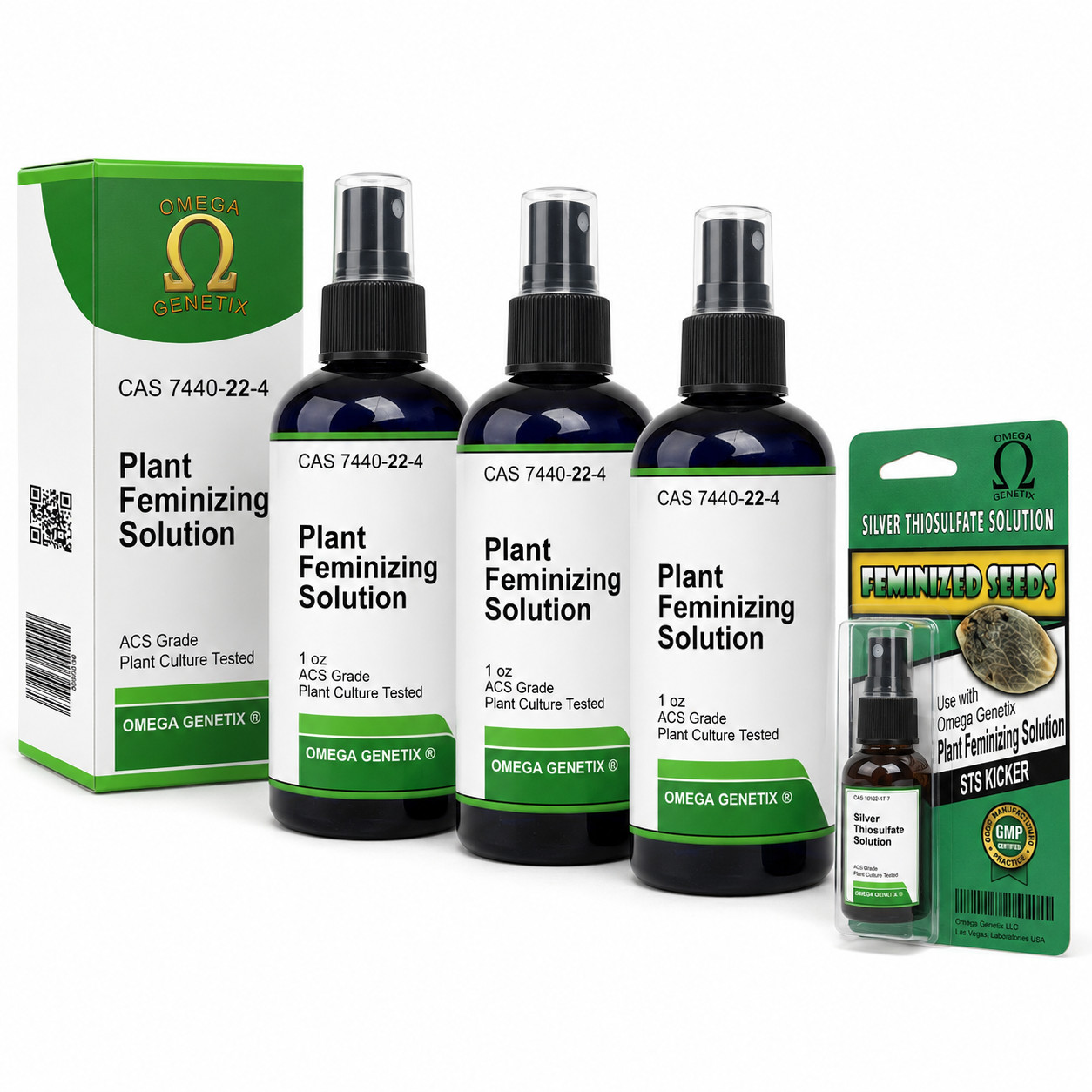 Plant Feminizing Spray, 3 Oz "TRIPLE PACK" Omega Genetix™ L.L.C.