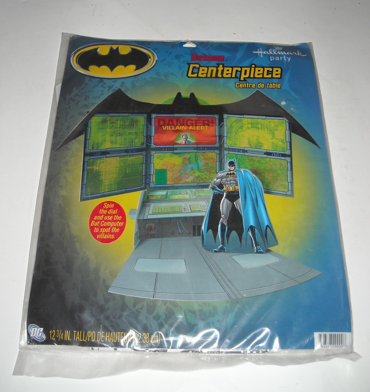 HALLMARK BATMAN PARTY CENTERPIECE DIORAMA w VILLAINS * SEALED NEW DC COMICS