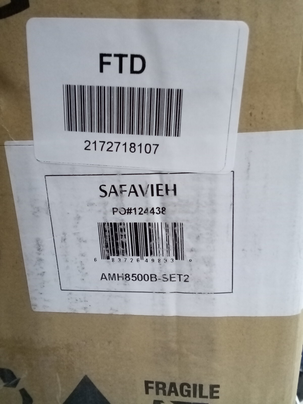 Safavieh PARKER SPINDEL SIDE CHAIR, Reduced Price 2172718107 AMH8500B-SET2