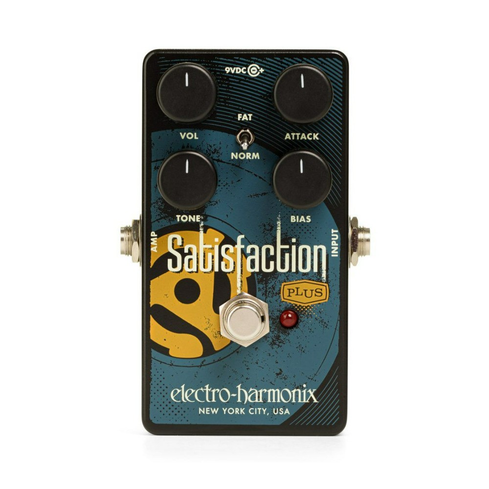 Electro Harmonix Satisfaction Plus Fuzz True Bypass Electric Guitar Analog Pedal