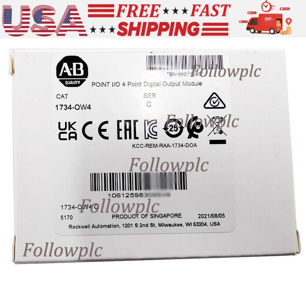 New AB 1734-OW4 POINT I/O 4 Point Digital Output Module 1734OW4 US Free Tax