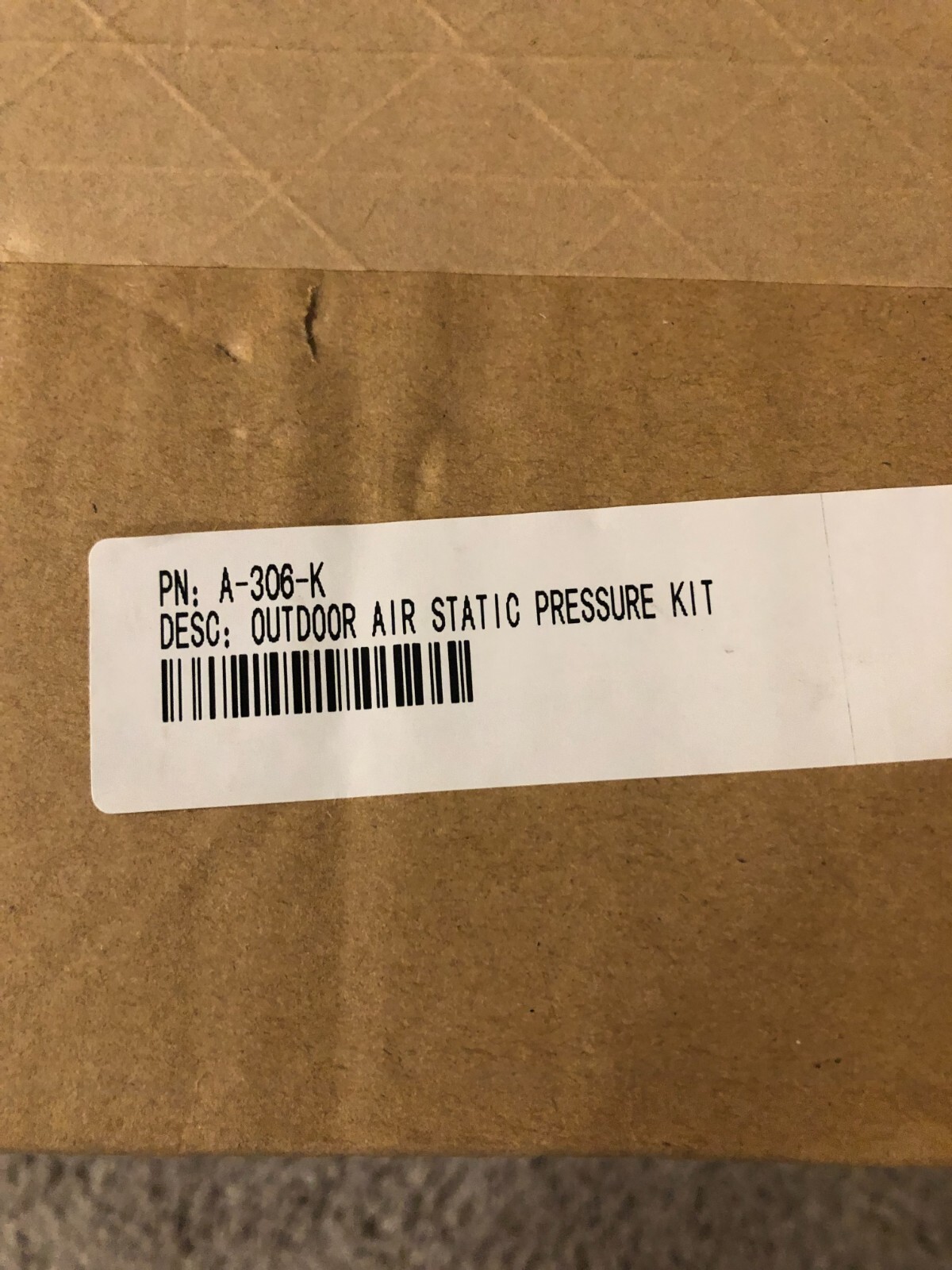 Dwyer A-306-K Outdoor Static Pressure Sensor Kit NEW