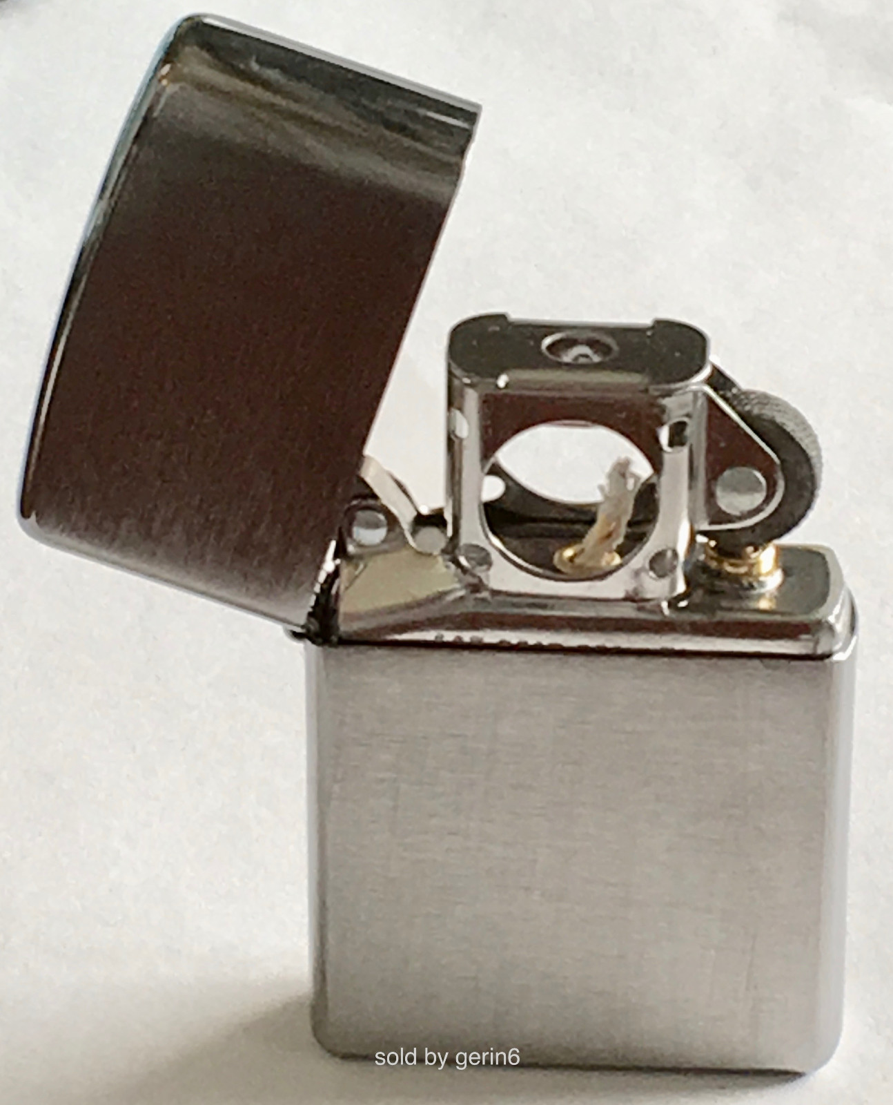 Zippo Windproof Brushed Chrome Lighter With Pipe Insert, # 200 Pipe, New In Box