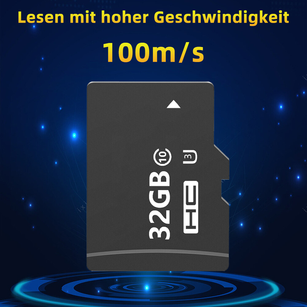 32GB Micro Memory Card Up to 100MB/s Read Speed for Security Camera Dashcam