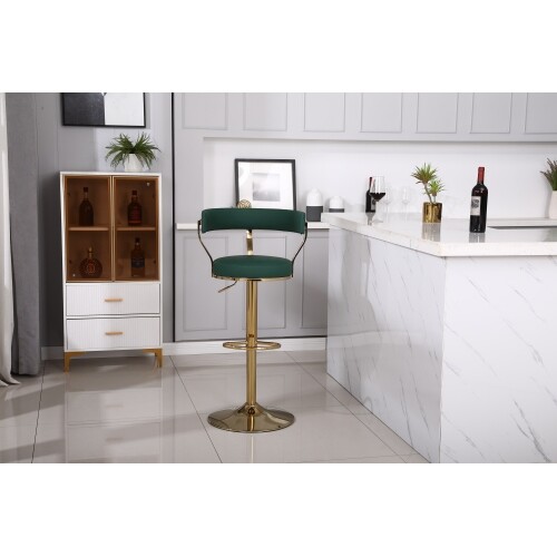 Counter Height Bar Stools with Full Back-Swivel Bar Chairs for Island Kitchen