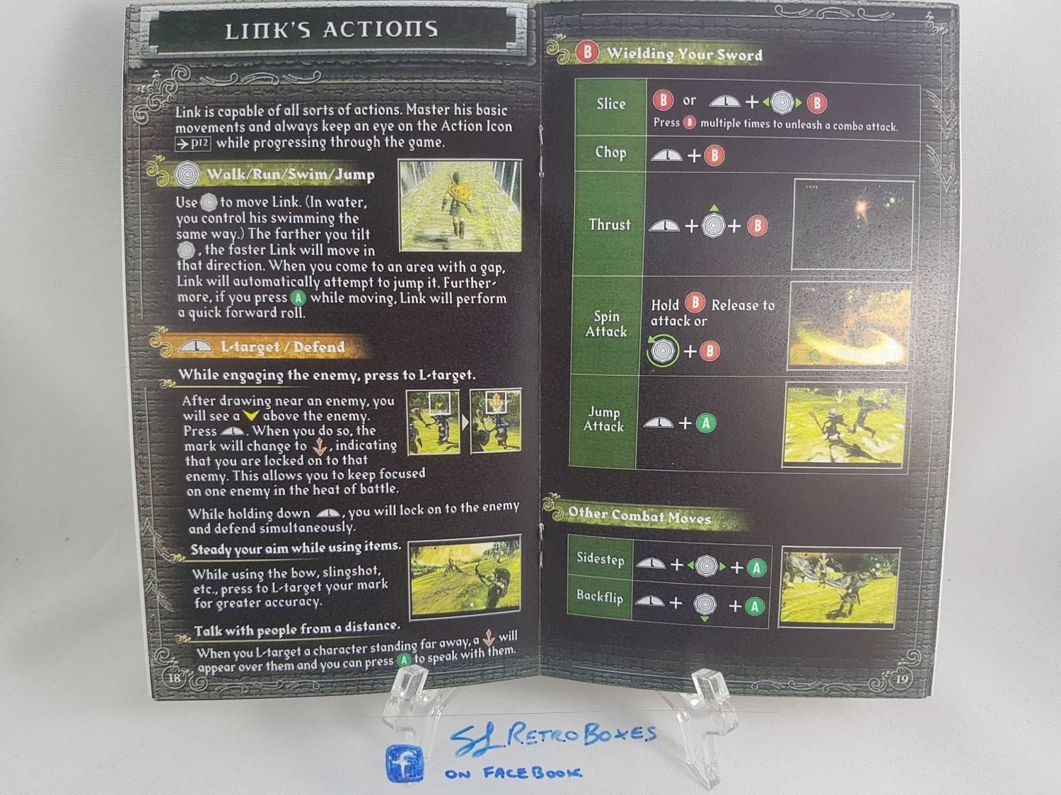 MANUAL GCN - LEGEND ZELDA TWILIGHT PRINCESS - Gamecube 'Replacement' Instruction