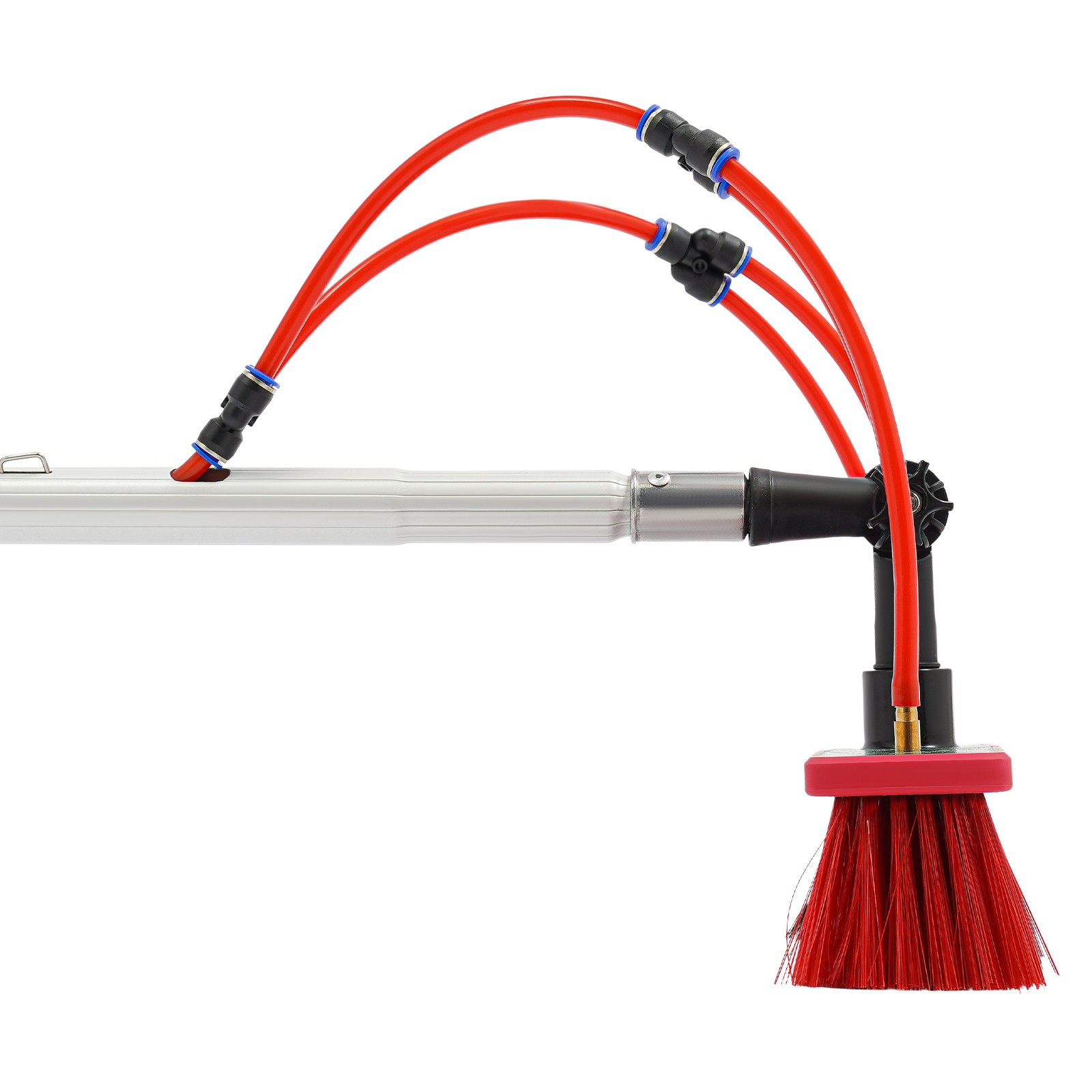 Solar Panel Cleaning Brush Outdoor Window Adjustable Pole Cleaning Kit Modern